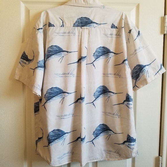 Reel Legends Marlins button down size XL - Picture 3 of 5